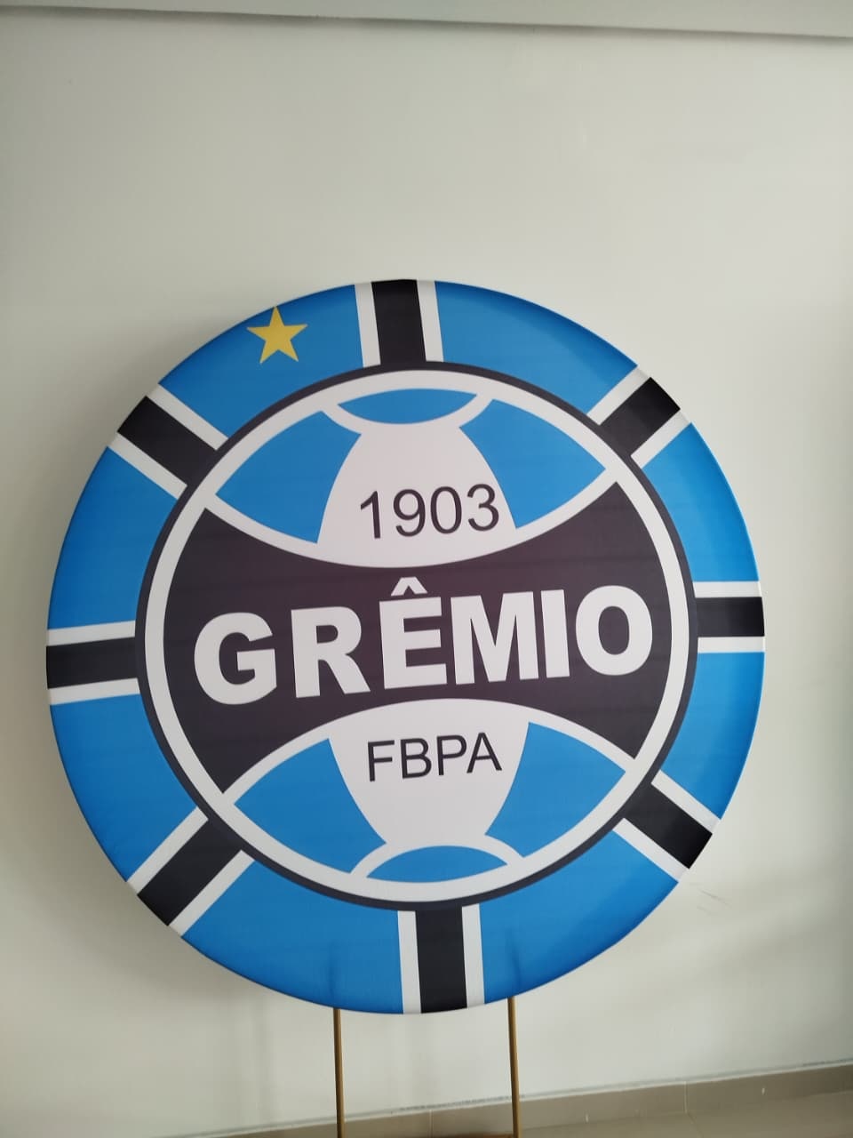 Capa Painel Redondo Gremio - Decoração de Mãe