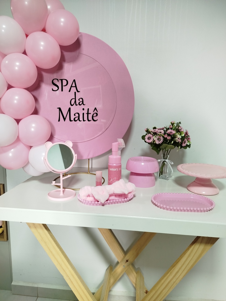 Kit Mesa Spa - Decoração de Mãe