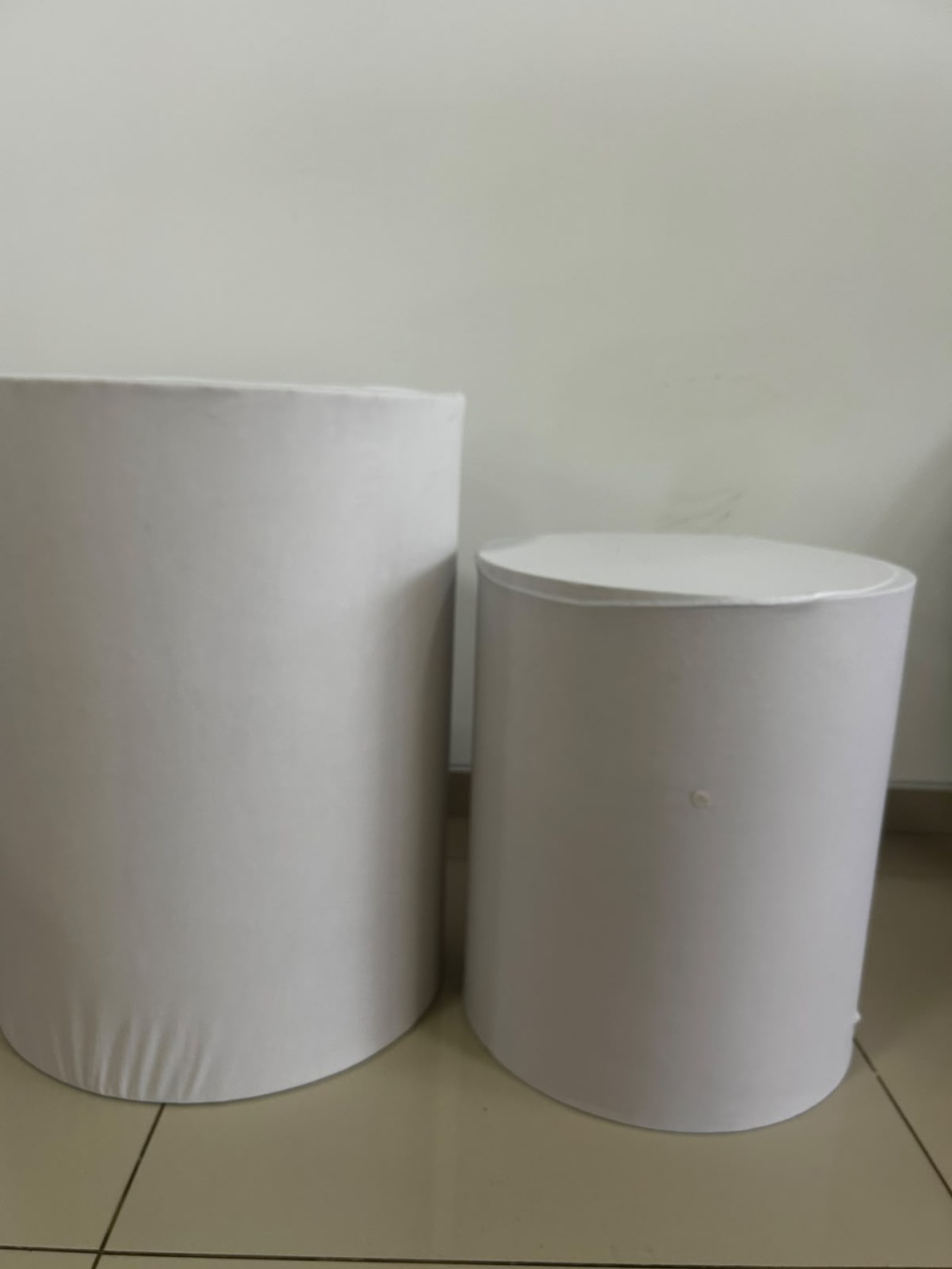 Capa Cilindro M Branca - Decoração de Mãe
