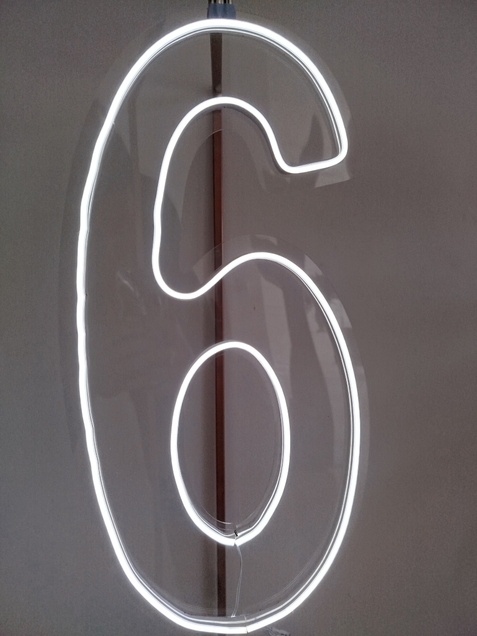 Led Numeral 6 - Decoração de Mãe