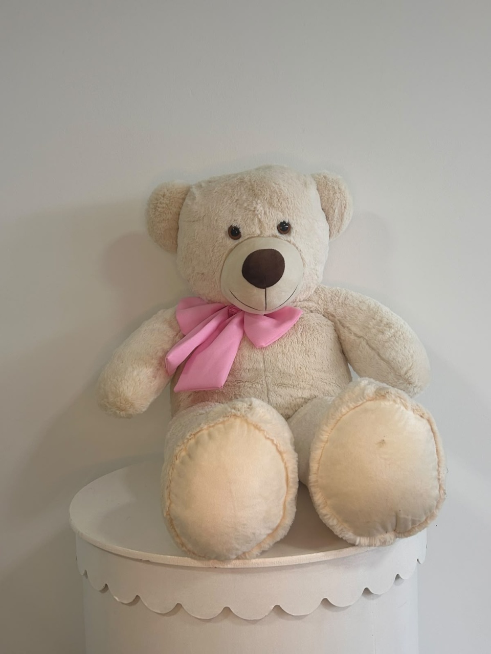 Urso Grande Branco - Decoração de Mãe