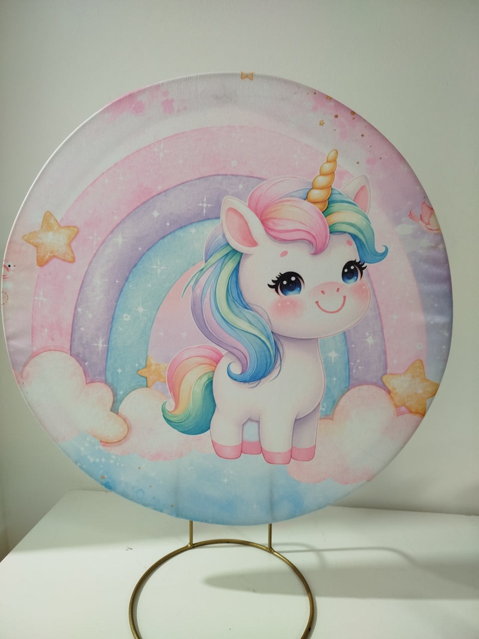 Painel de Mesa Unicornio - Decoração de Mãe