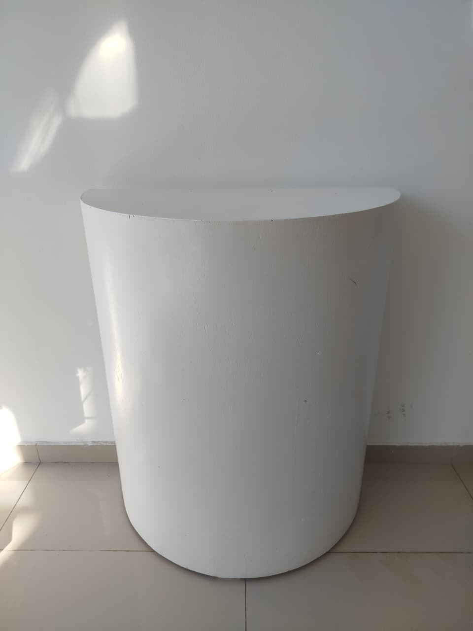 Mesa Branca Meia Lua - Decoração de Mãe