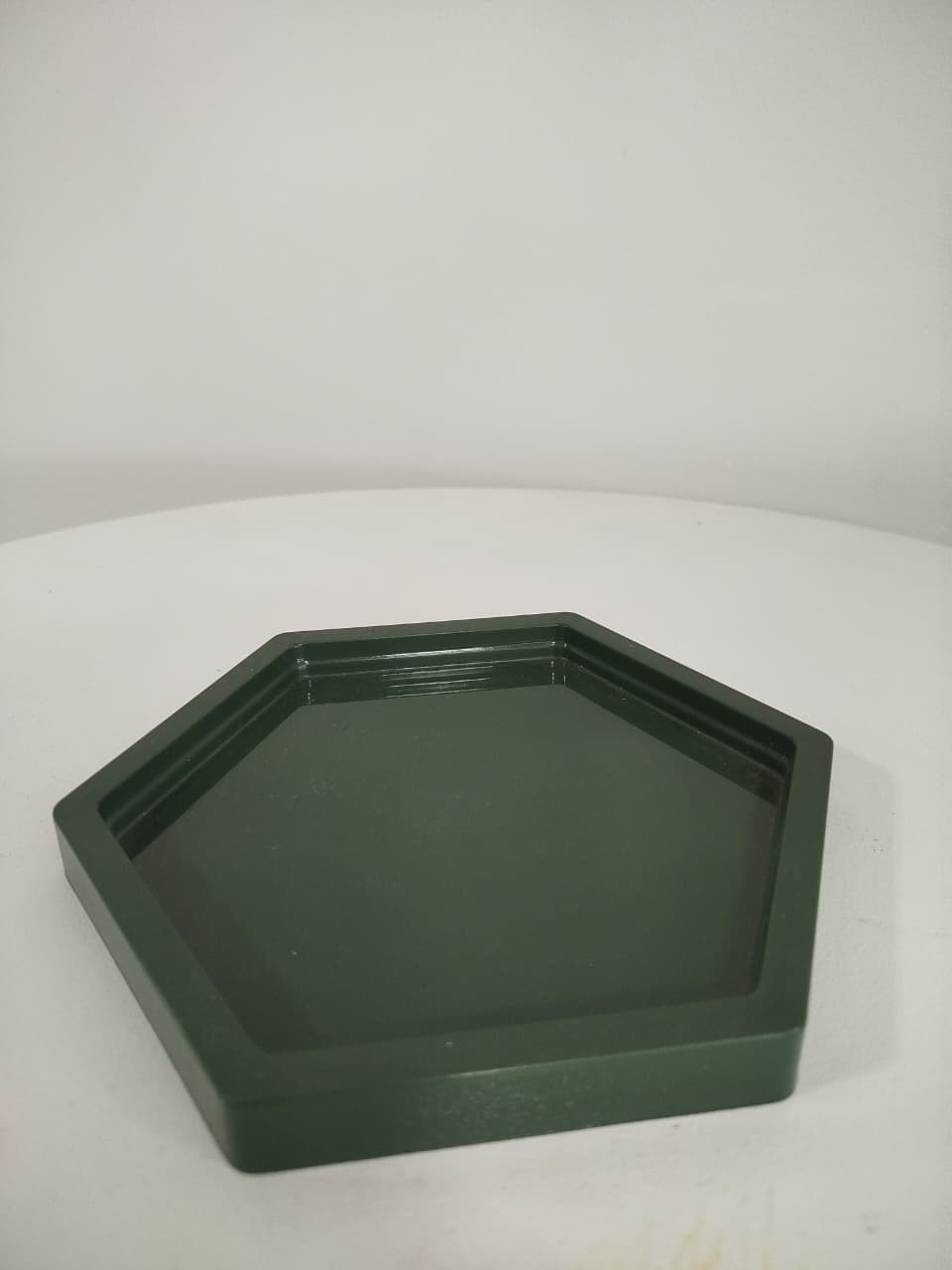 Bandeja Sextavada Verde Militar - Decoração de Mãe