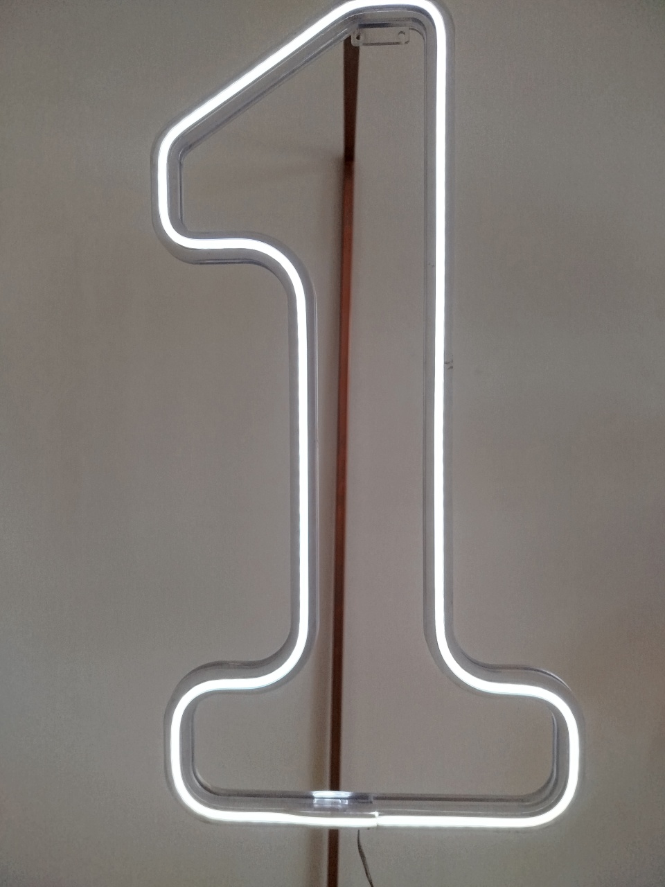 Led Numeral 1 - Decoração de Mãe
