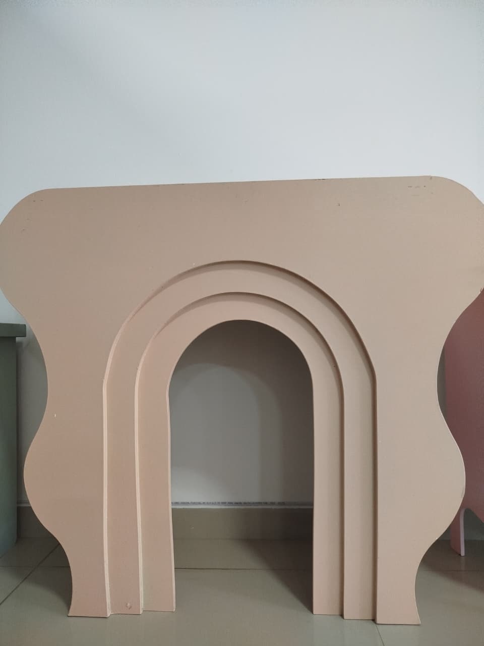 Mesa U Laranja - Decoração de Mãe