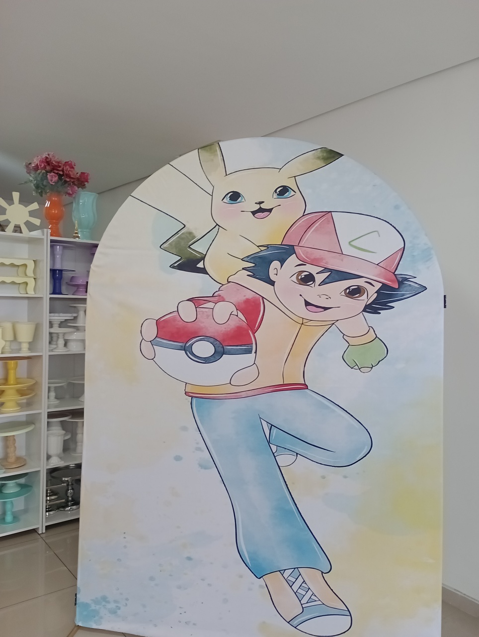 Capa Pokemon 1,50 Romano - Decoração de Mãe