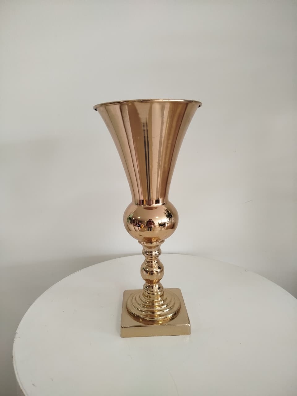 Vaso Dourado - Decoração de Mãe