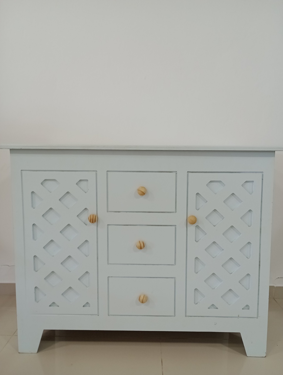 Mesa Comoda Azul Grande - Decoração de Mãe