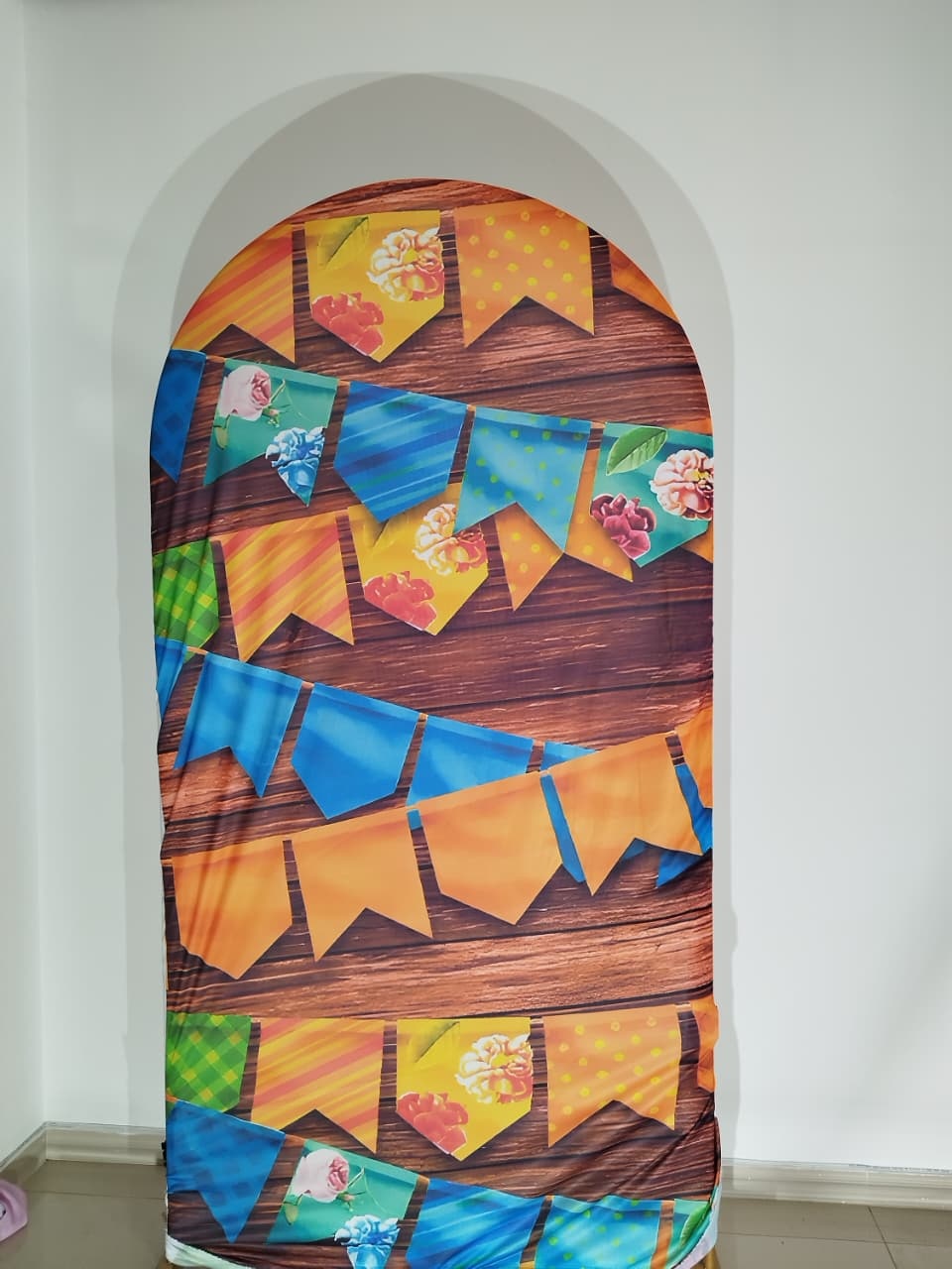 Capa Festa Junina Arraia Romano 2X1 - Decoração de Mãe