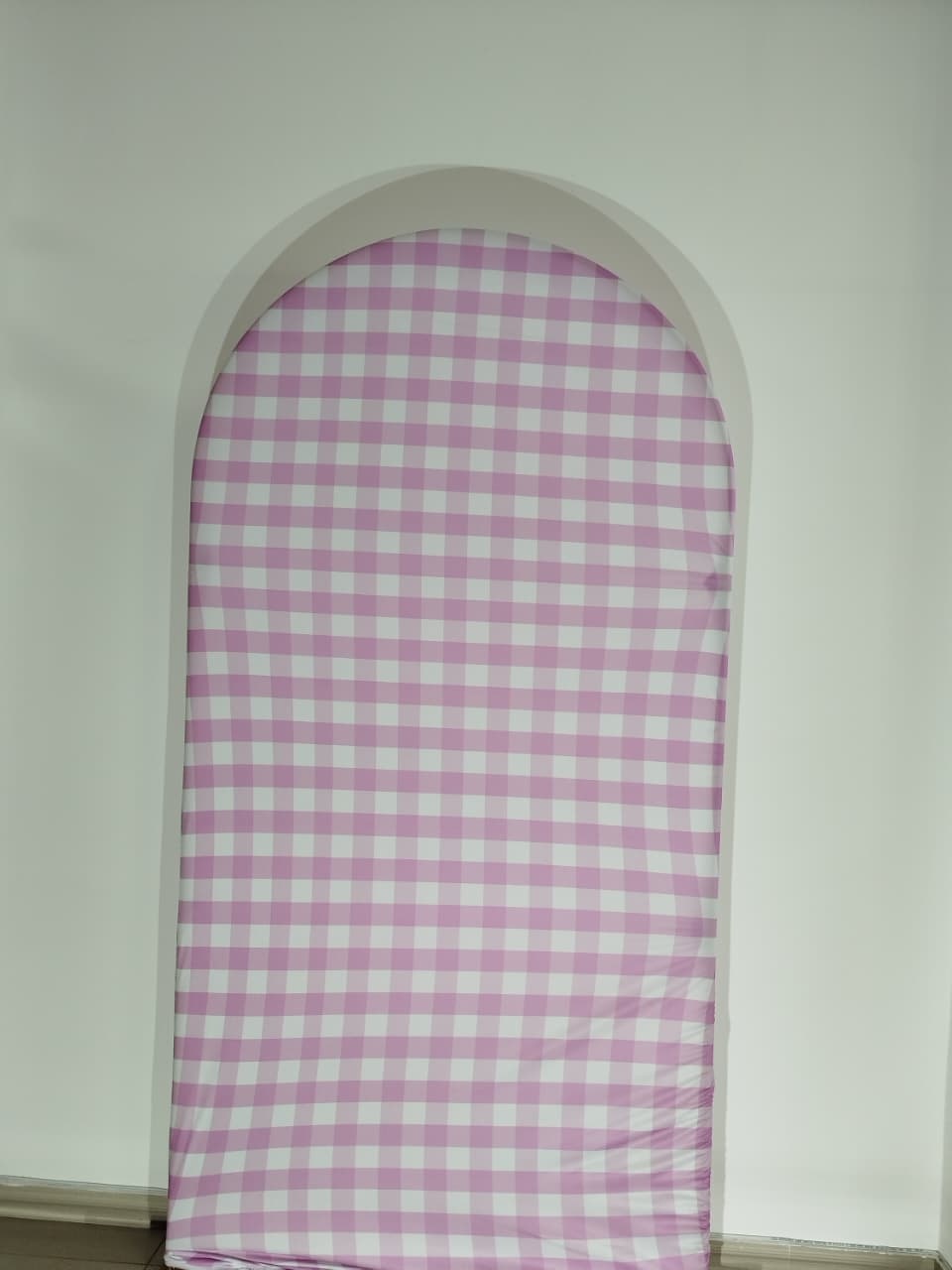 Capa Xadrez Lilas - Decoração de Mãe