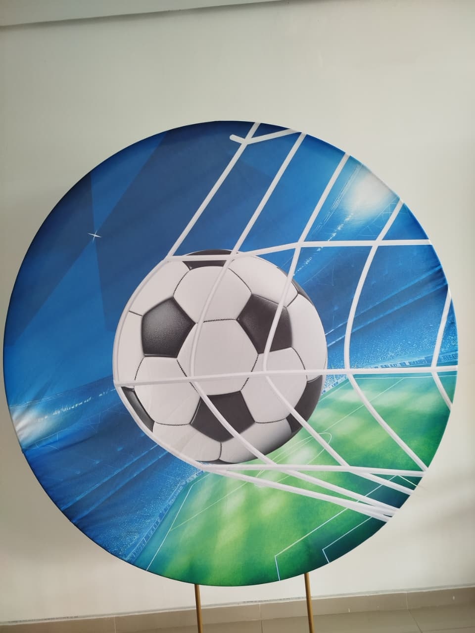 Capa Painel Redondo Futebol - Decoração de Mãe