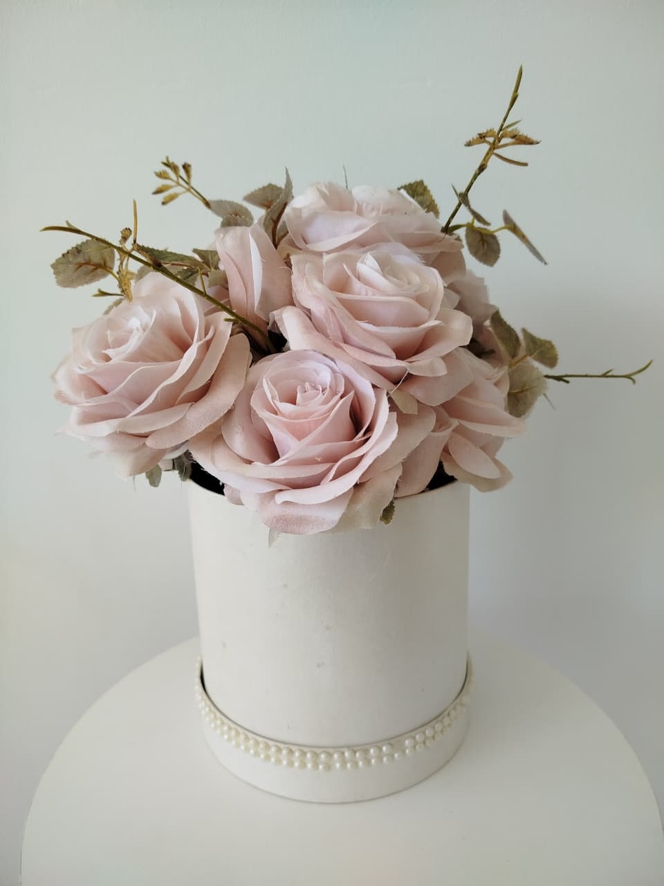 Box de Rosas Nude - Decoração de Mãe