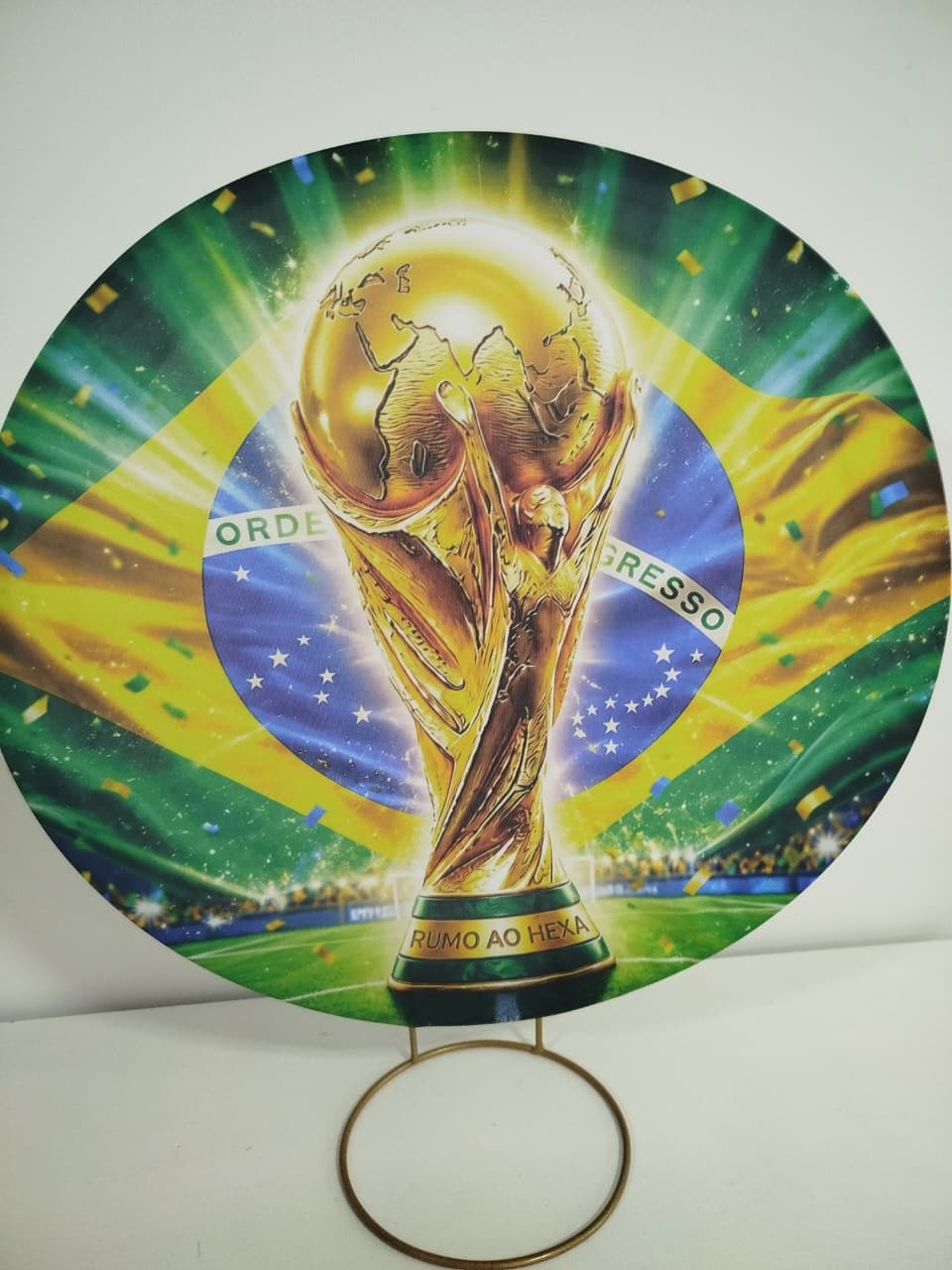 Painel de Mesa Copa Do Mundo - Decoração de Mãe