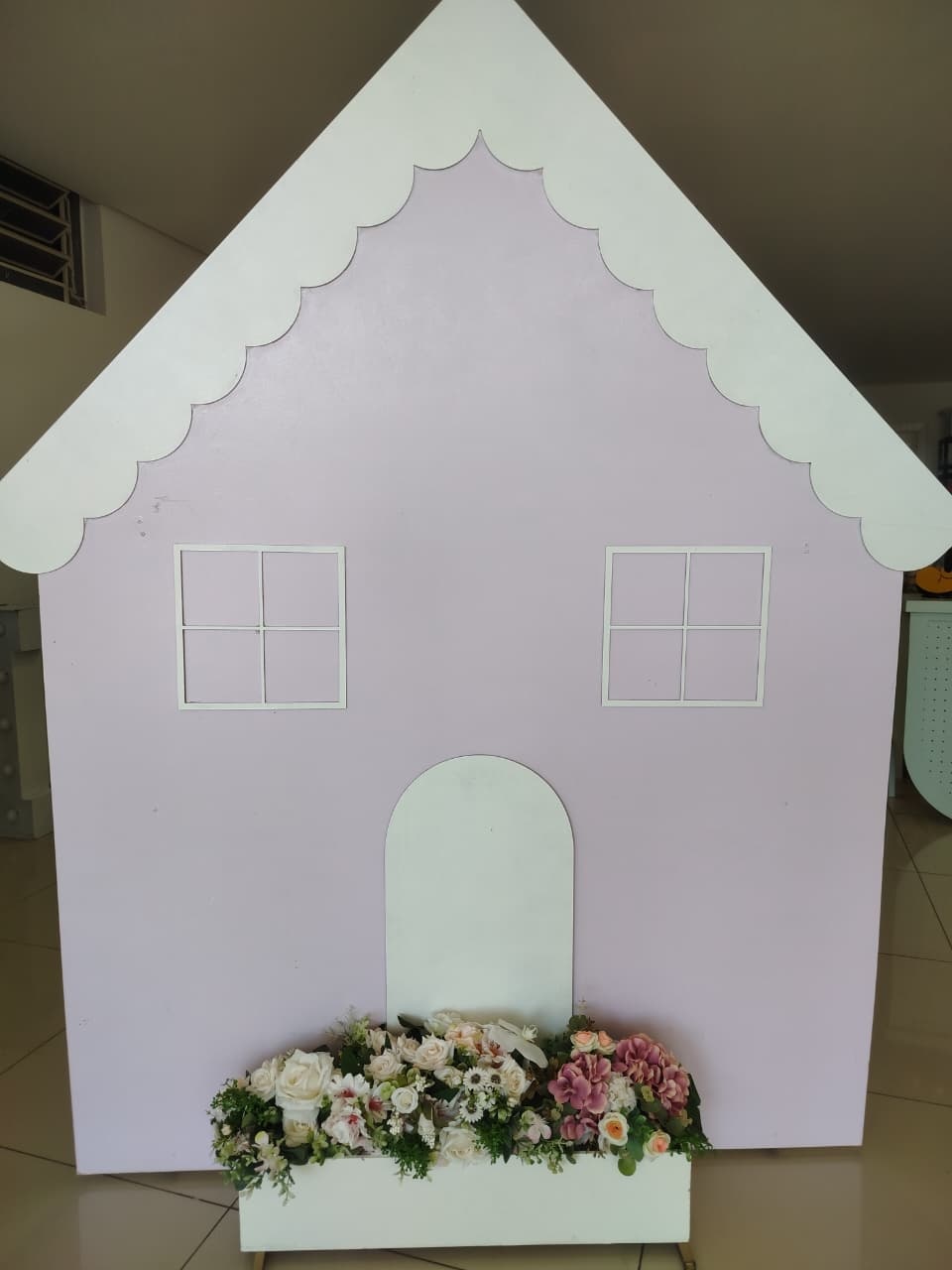Casinha Com Floreira - Decoração de Mãe
