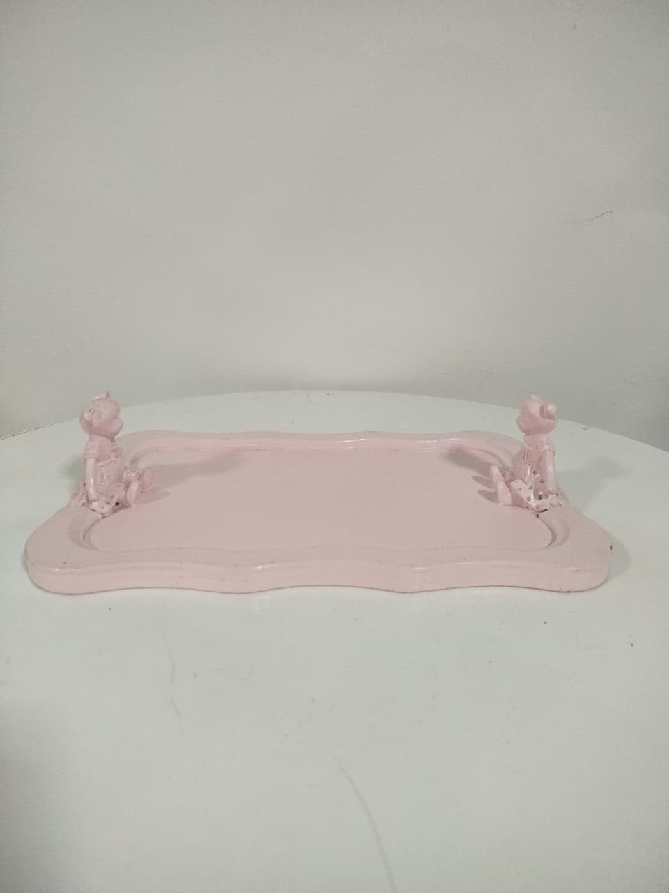 Bandeja Rosa Ursinho - Decoração de Mãe