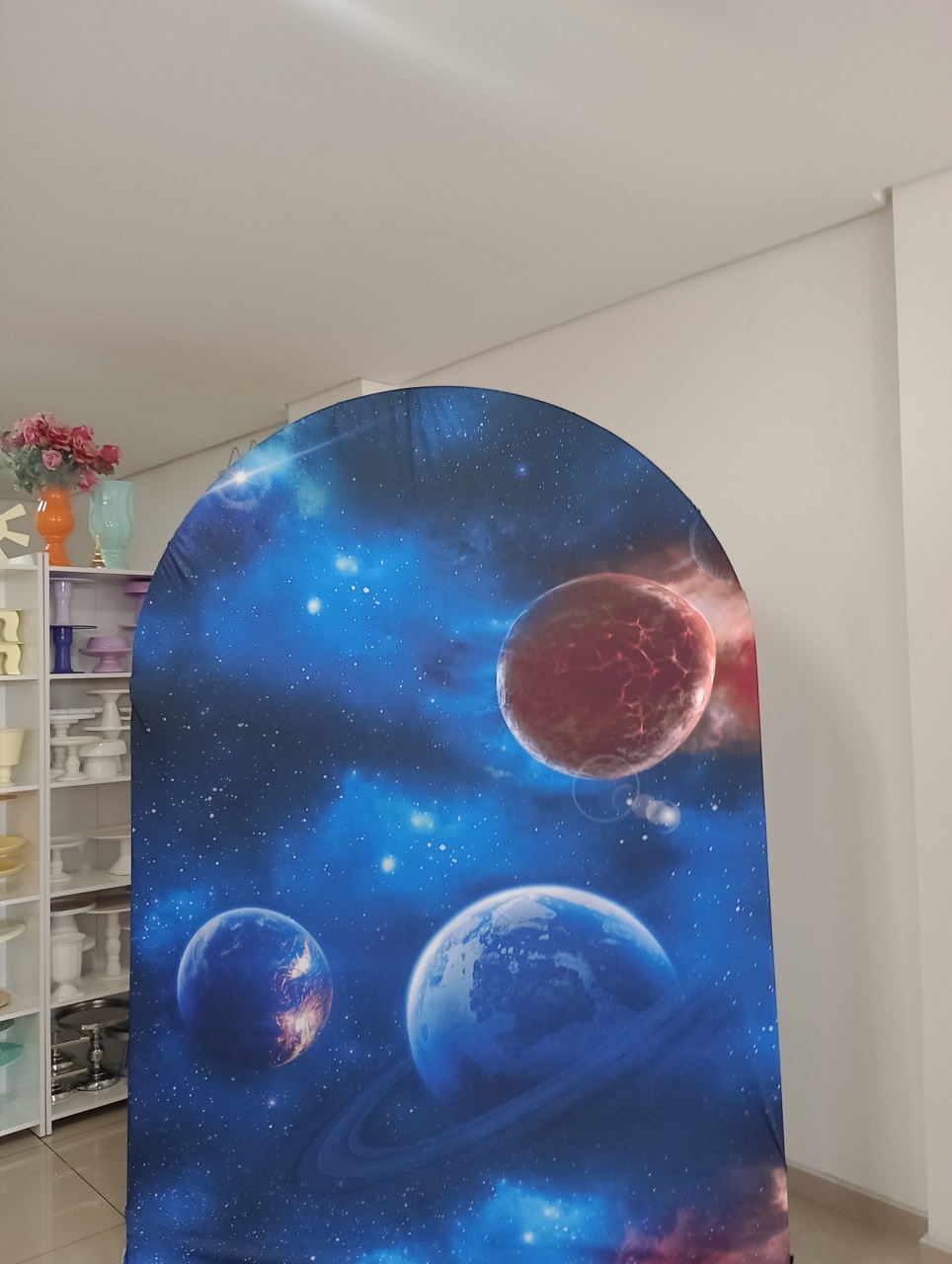 Capa Planetas 1,50 Romano - Decoração de Mãe