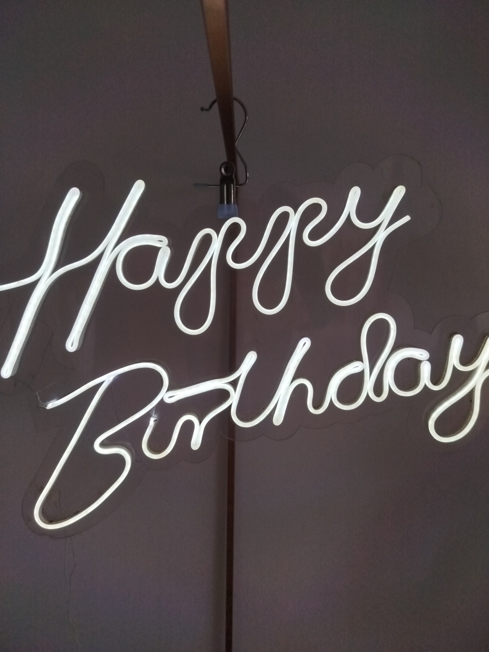 Led Happy Birthday. - Decoração de Mãe