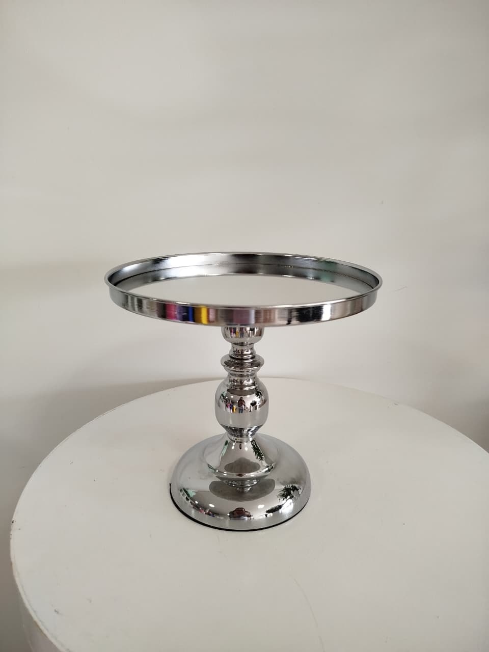 Boleira Prata G - Decoração de Mãe