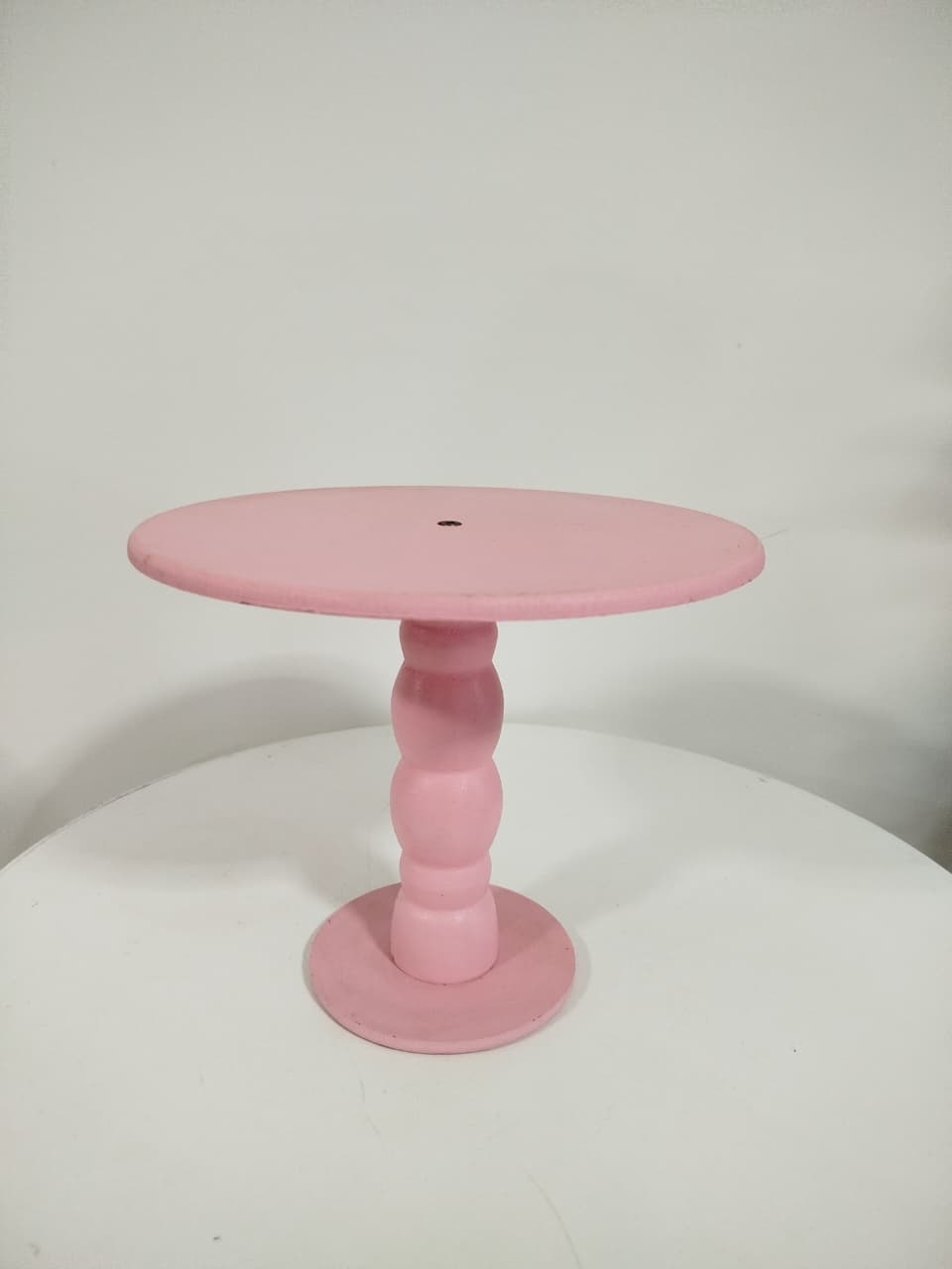 Boleira Rosa Madeira G - Decoração de Mãe
