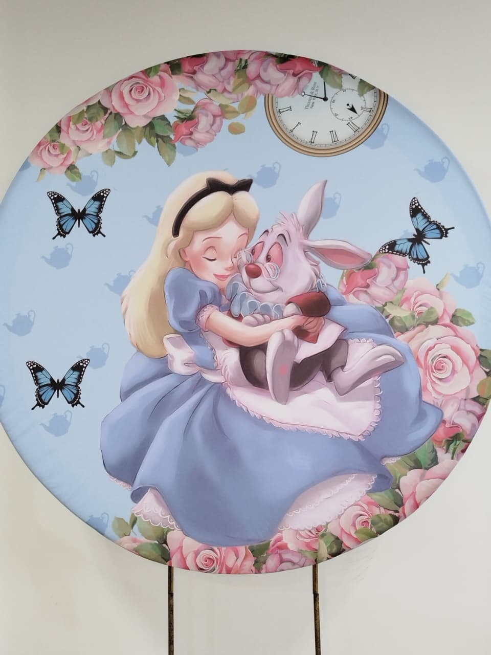 Painel Redondo Alice Pais das Maravilhas 1,5 - Decoração de Mãe