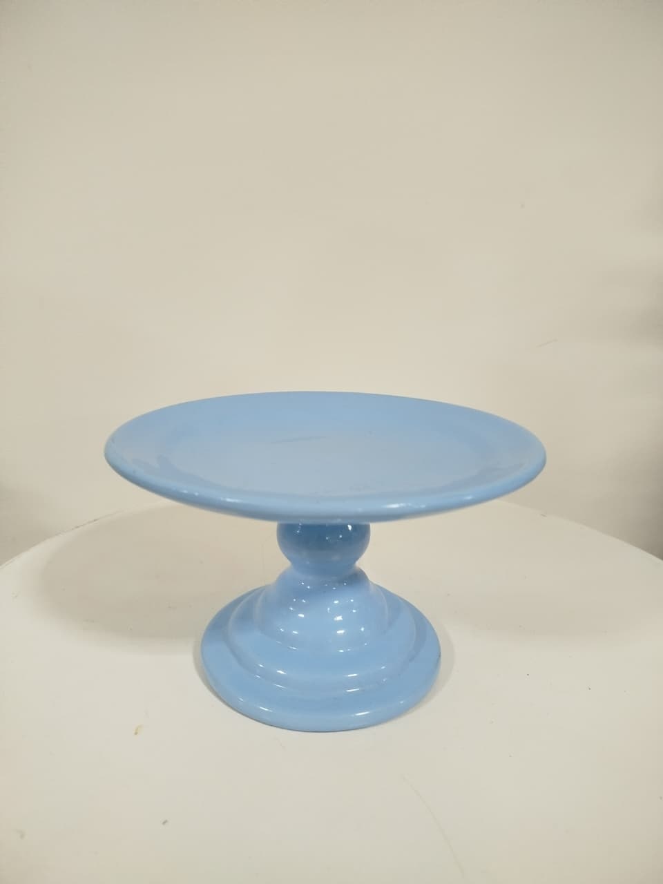 Boleira Azul Candy Ceramica - Decoração de Mãe