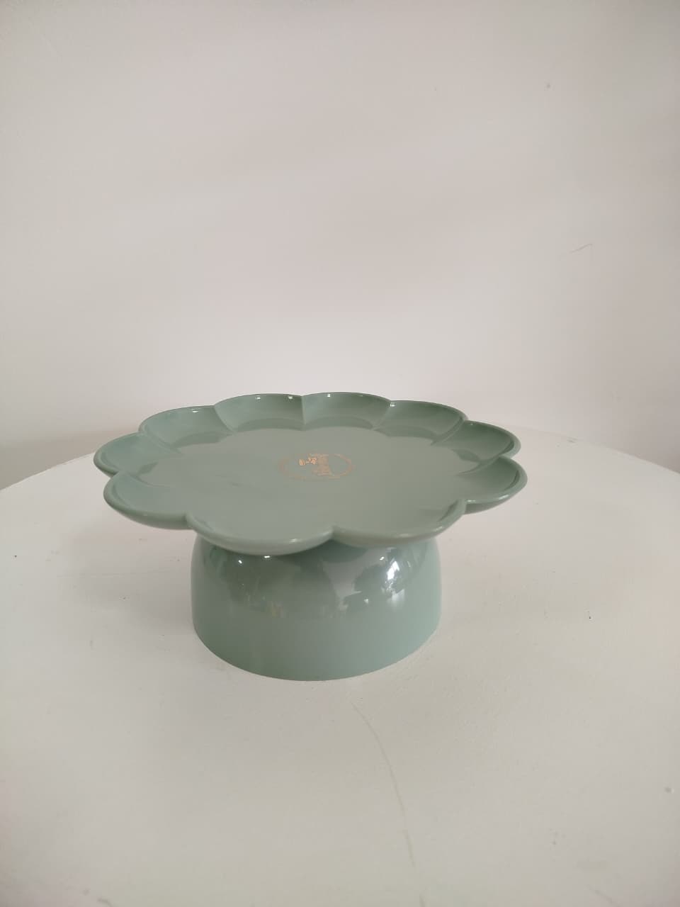 Boleira Babado Verde - Decoração de Mãe