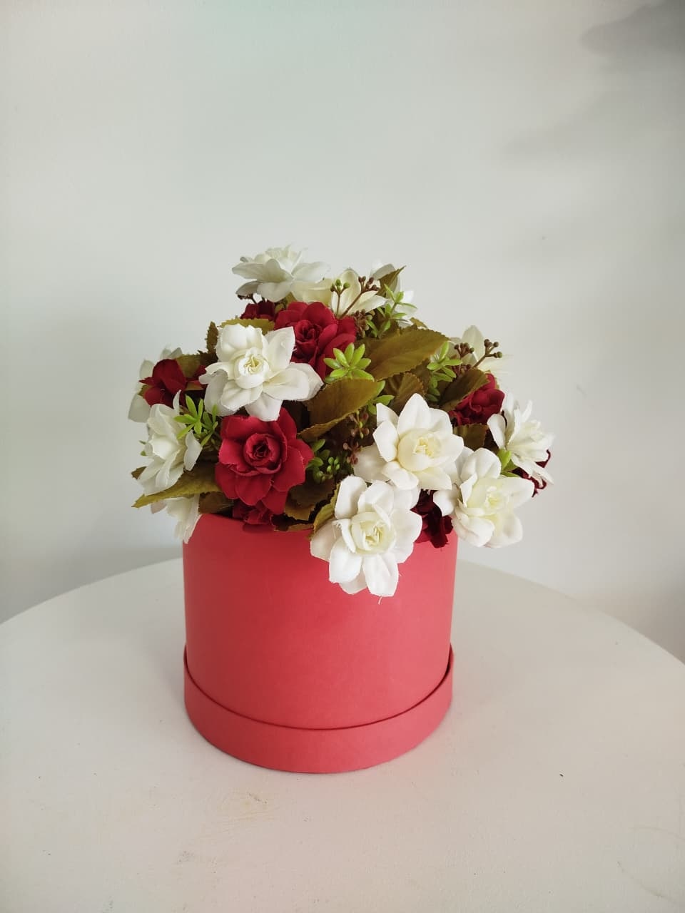 Box Vermelho Flor - Decoração de Mãe