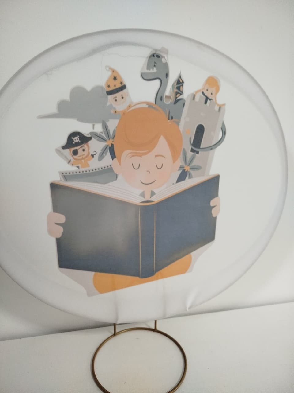 Painel de Mesa Livros - Decoração de Mãe