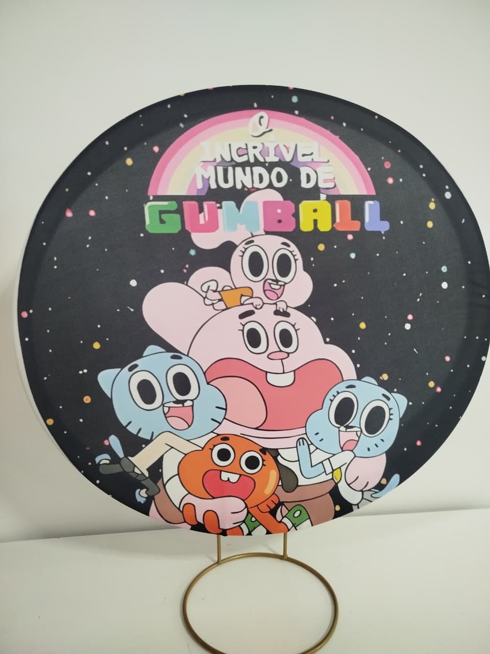 Painel de Mesa Mundo de Gumball - Decoração de Mãe