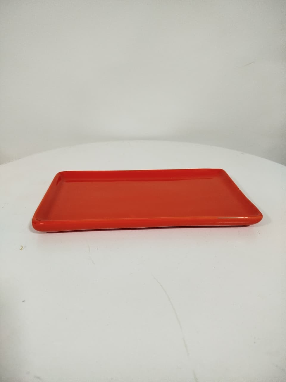 Bandeja Laranja Ceramica - Decoração de Mãe