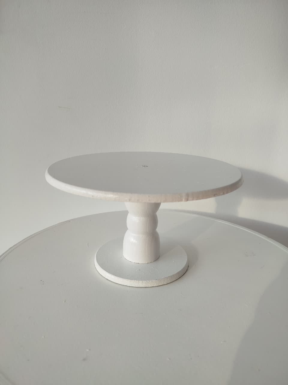 Boleira Branca Pinus M - Decoração de Mãe