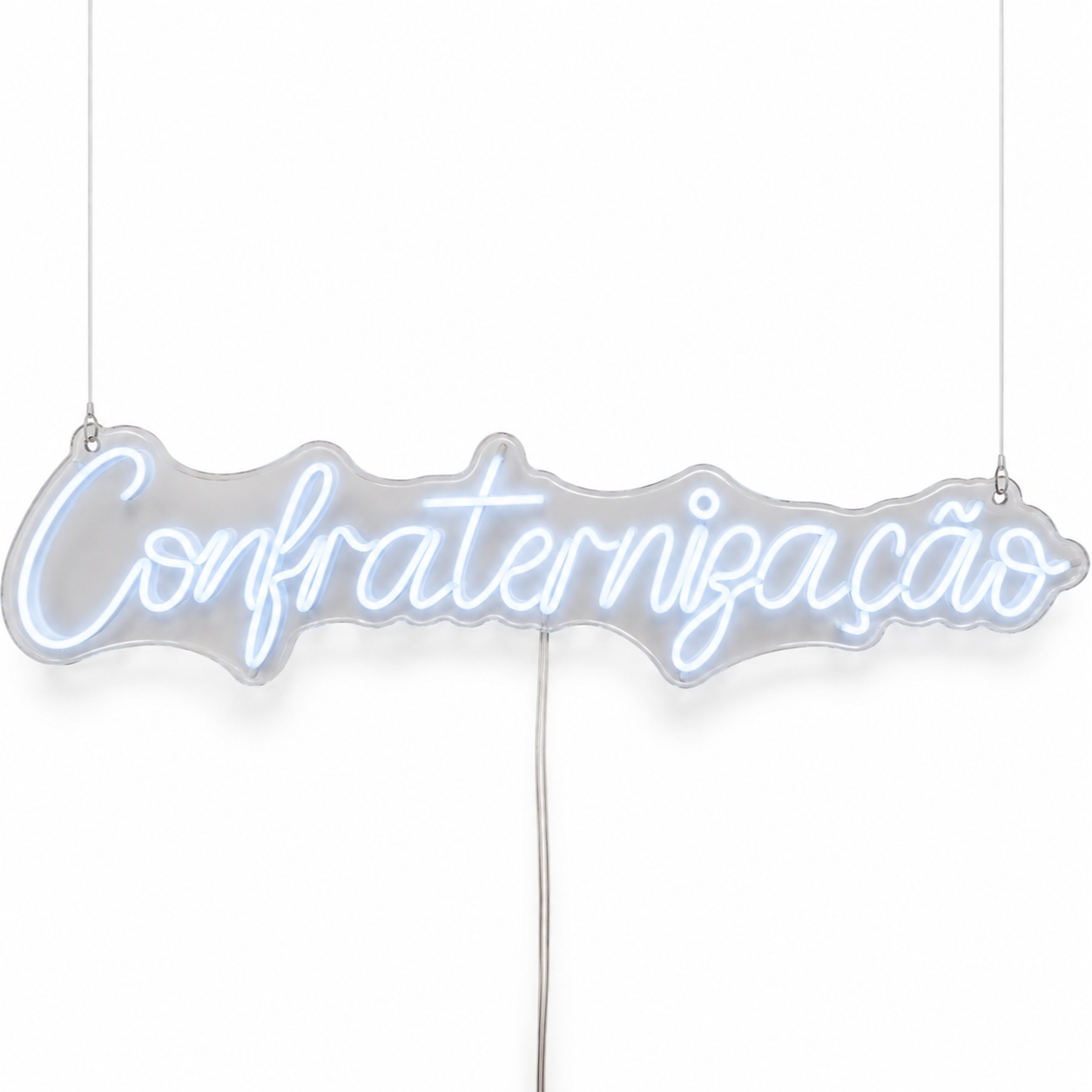 Confraternização | Branco Frio - ArtePOP_locacao_neonled