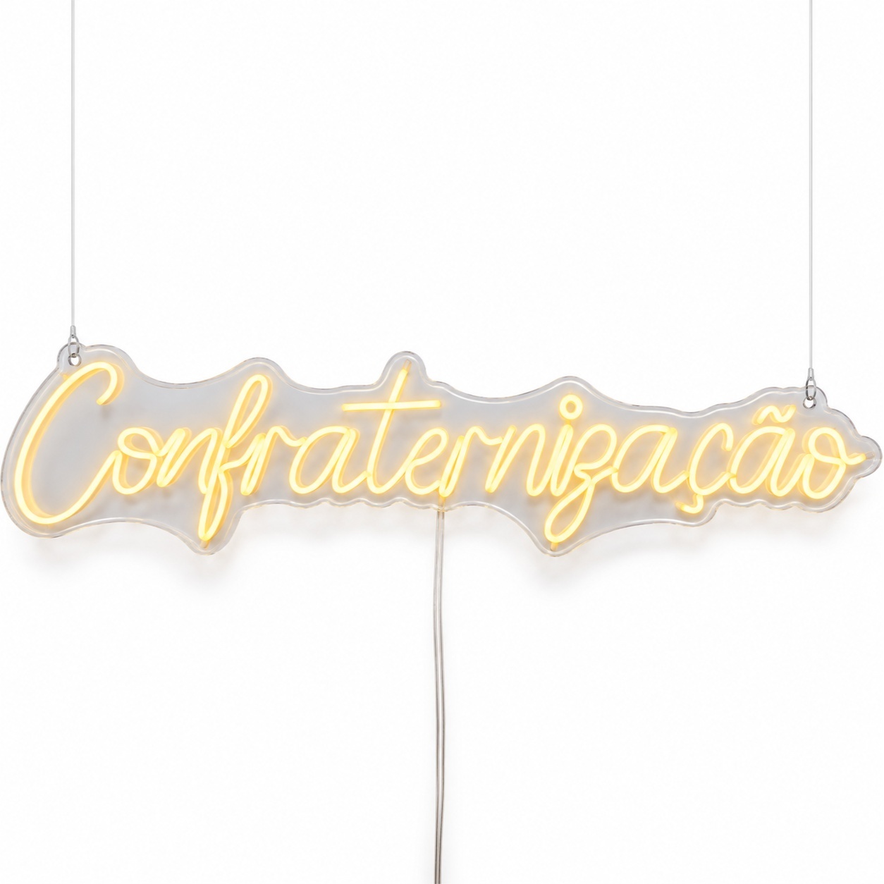Confraternização | Branco Quente - ArtePOP_locacao_neonled