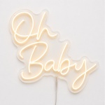 Oh Baby | Branco Quente | Fundo Cristal - imagem 1
