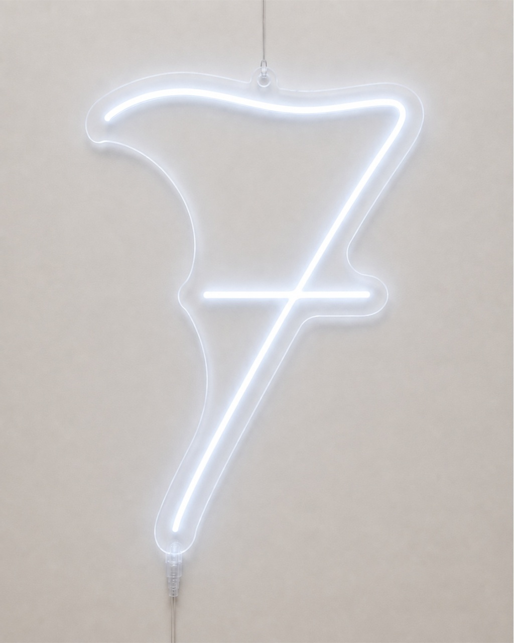 Número 7 | Manual | Branco Frio - ArtePOP_locacao_neonled