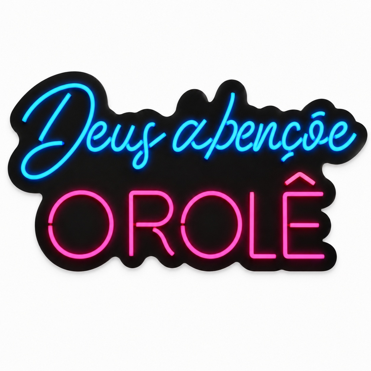 Deus Abençoe O Rolê - ArtePOP_locacao_neonled