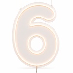 Número 6 | Branco Quente - imagem 1