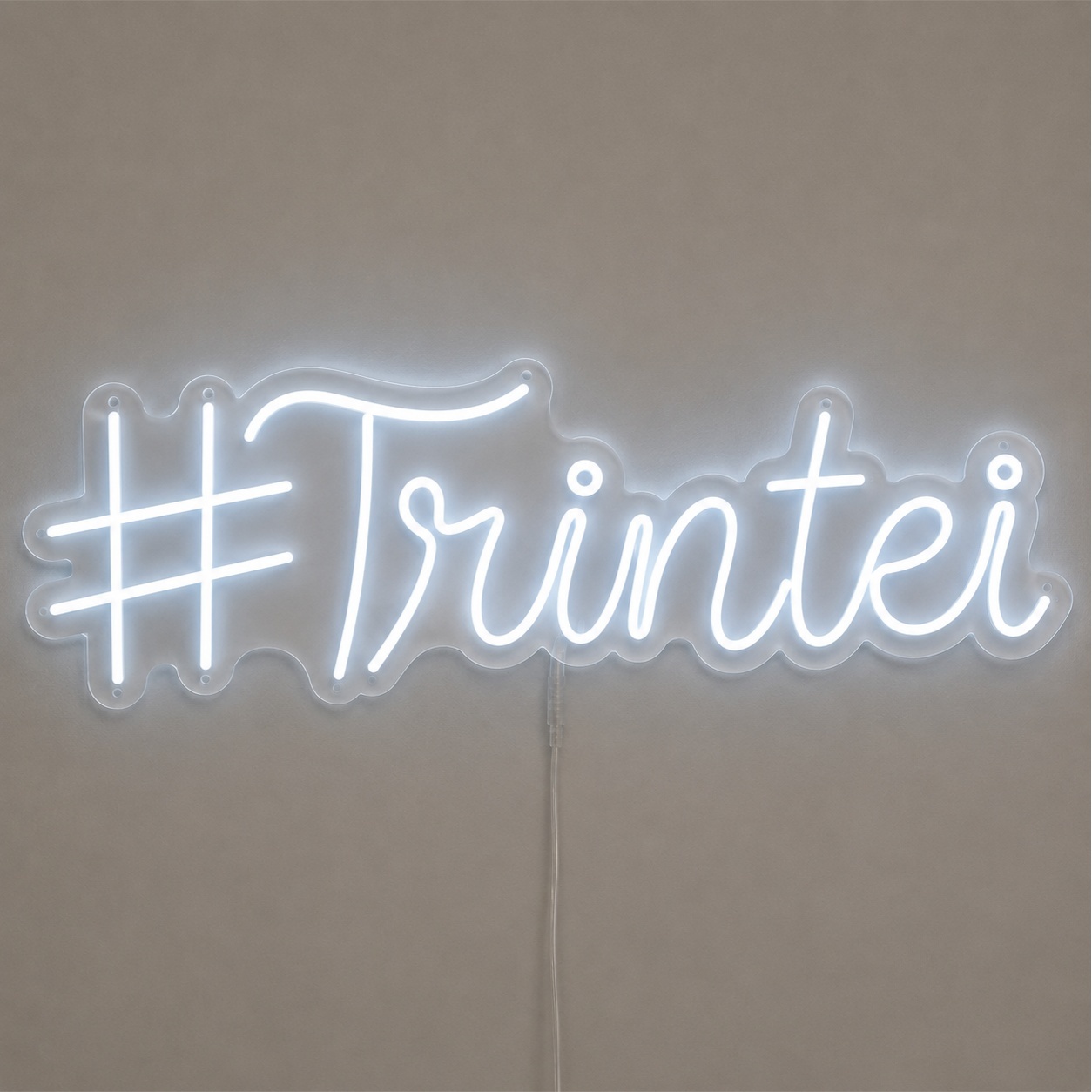 #Trintei | Branco Frio - ArtePOP_locacao_neonled
