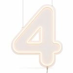 Número 4 | Branco Quente - imagem 1