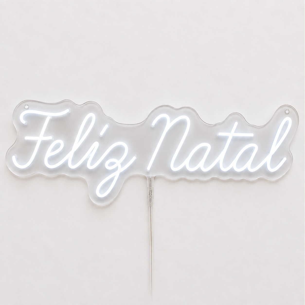 Feliz Natal | Branco Frio - ArtePOP_locacao_neonled