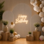 Happy Birthday | 80Cm | Fundo Branco - imagem 2