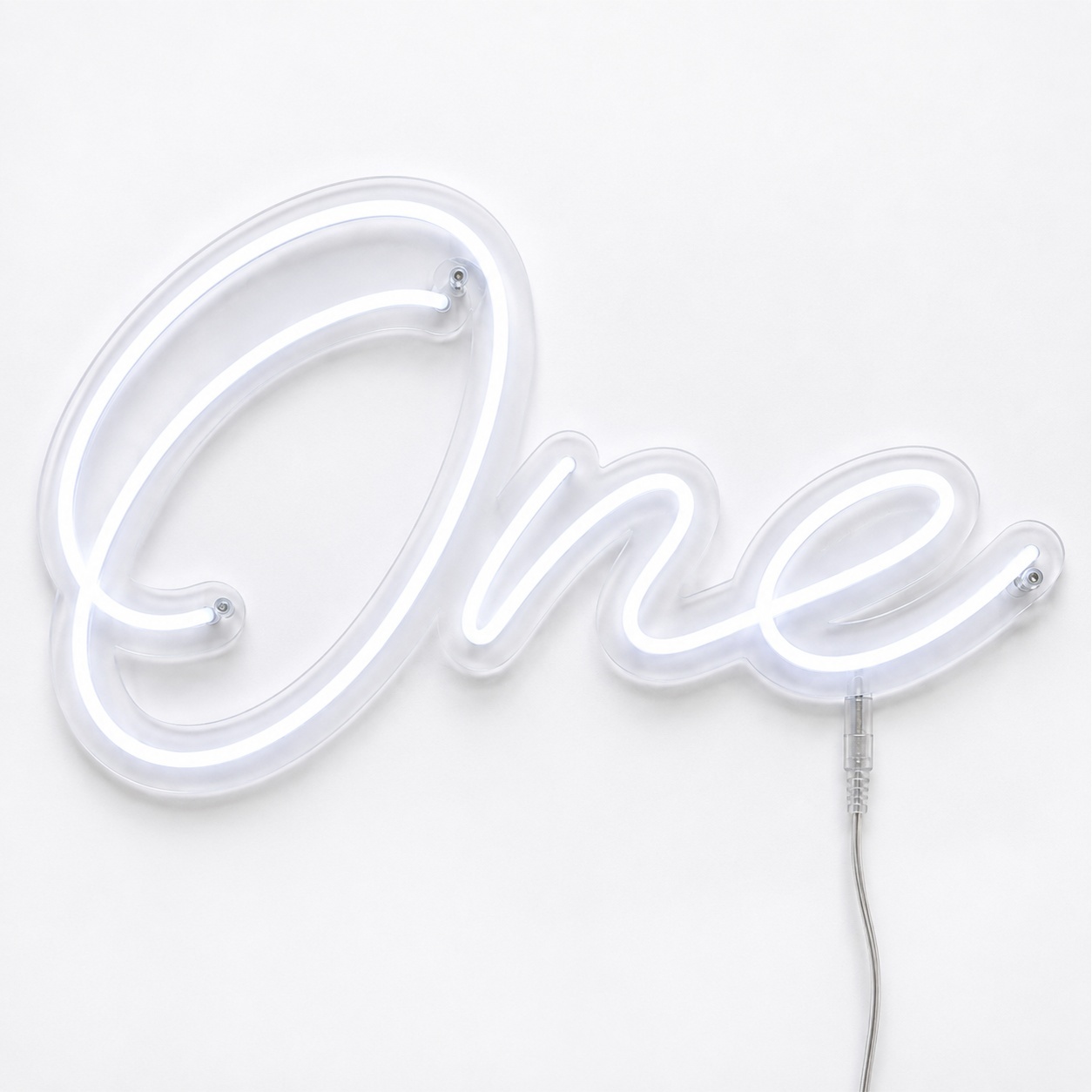 One | Branco Frio - ArtePOP_locacao_neonled