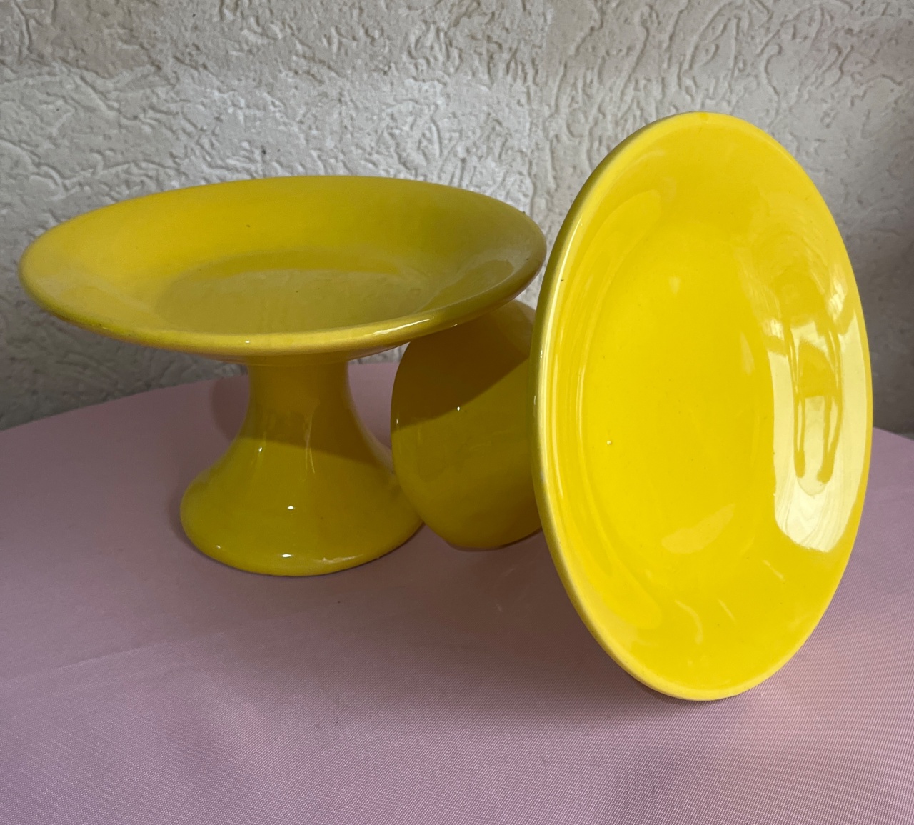 Bandeja M Cerâmica Amarelo - Sileni Rocha decorações