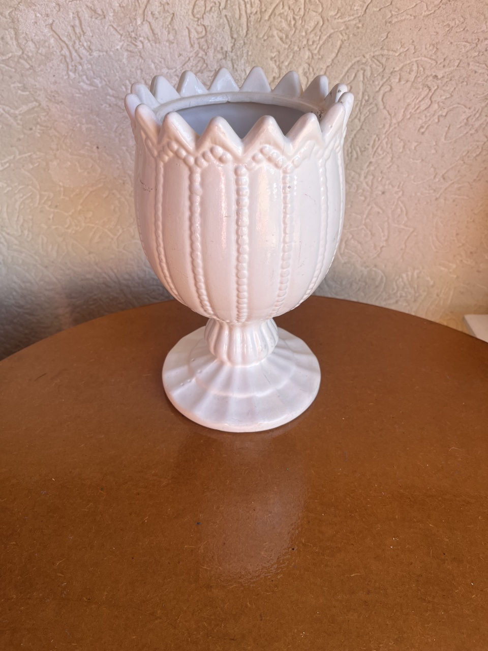 Vaso de Cerâmica Branco M - Sileni Rocha decorações