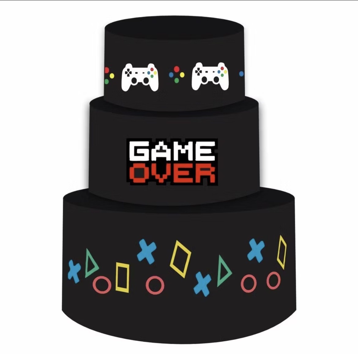Bolo Fake Gamer - Sileni Rocha decorações