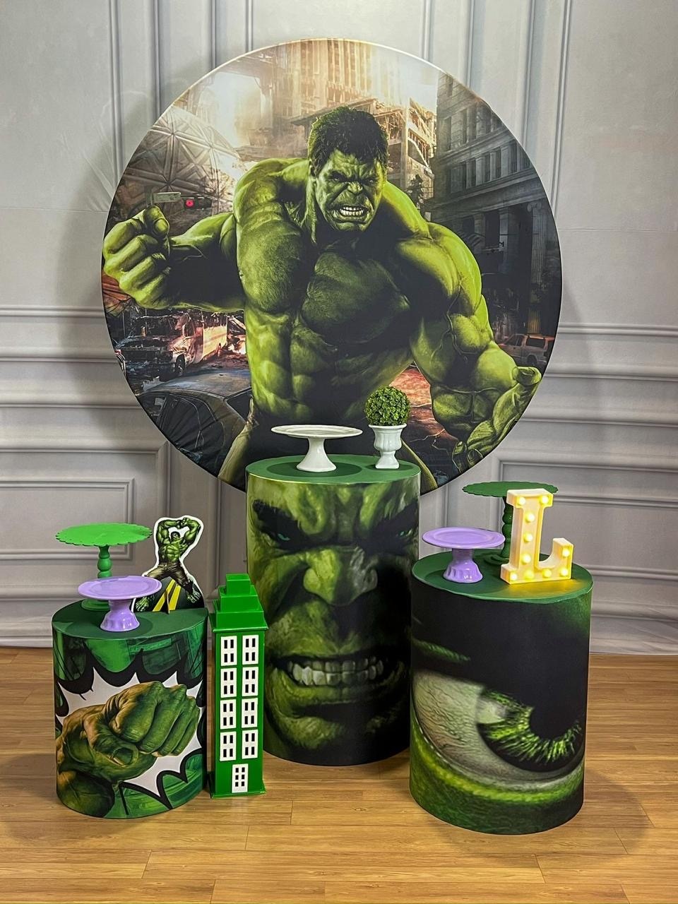 Kit Pegue E Monte Hulk - Sileni Rocha decorações