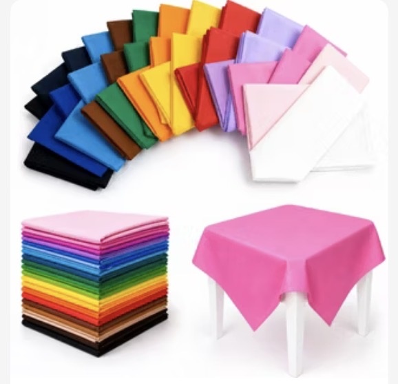 Toalhas de Mesa Quadrada Terracota/Marron - Sileni Rocha decorações