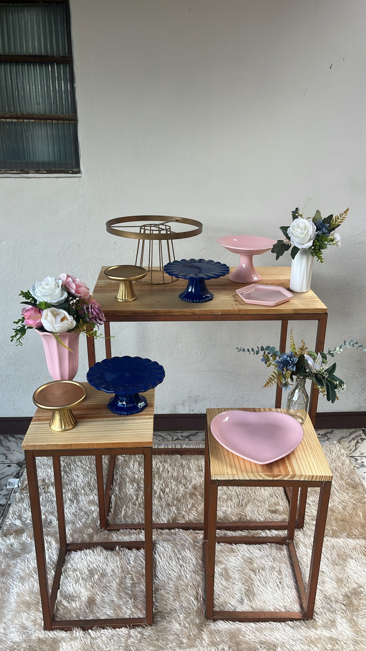 Kit Mesas / Pinus - Sileni Rocha decorações