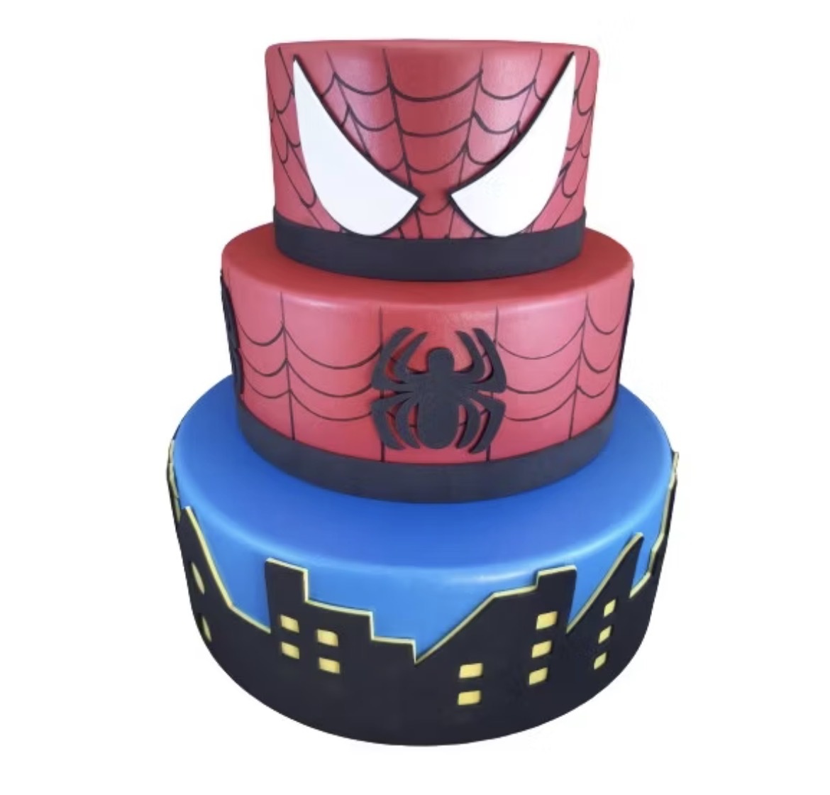 Bolo Fake Homem Aranha - Sileni Rocha decorações